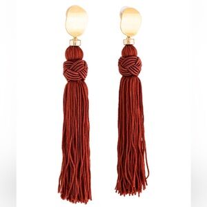 Lizzie Fortunato Sienna Tassel drop earrings